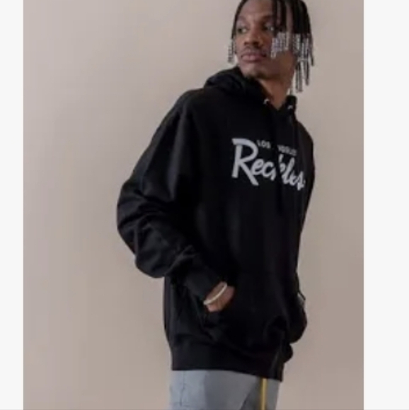 Y&R OG Reckless Hoodie - Black/White - Picture 3 of 3